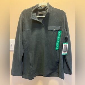 Gray Fleece Pullover